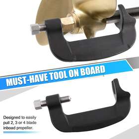 Racing882 Racing Speed Autoparts Inboard Prop Puller C Clamp Fits 3/4 Inch To1-1/8 Shaft For Ski &wakeboard Propeller
