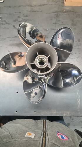 B19r5sma-202 Signature Hill Marine Pleasure 5 Blade Propeller 19p For Bravo I
