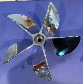 425-os33r5n15 Signature Propellers Used 400 Cleaver 15 X 33 5 Blade 19 Spline For Mercury