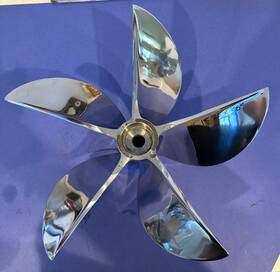 428-os36r5n15 Signature Propellers Used 400 5 Blade Cleaver 15.25 X 36p 15 Rake