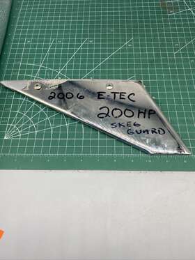 27081 Skegguard Protector 150-200hp Evinrude Etec 20 Shaft 2strokes 2004-2023