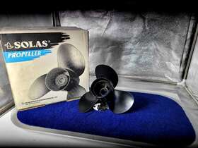 0115-093-10-2 Solas Brand New #0115-093-10-2 Aluminum 3-blade Prop-rh 9.25 Inch X 10