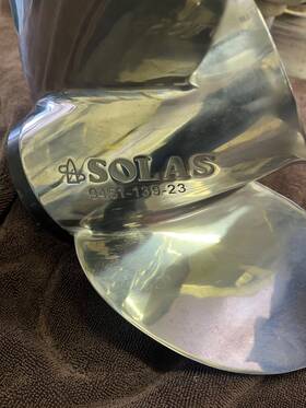 9451-139-23 Solas Rubex 0224 23 Pitch Prop. Similar To Mercury Bravo
