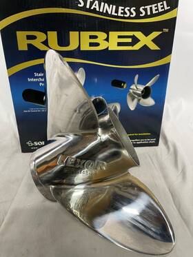 9572-148-23 Solas Used Rubex Stainless Steel Interchangeable Hub Boat Propeller