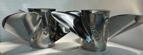 9571-150-21 Solas 9572-150-21 Pair Of 15 X 21 Pitch Lh/rh Stainless Propeller /