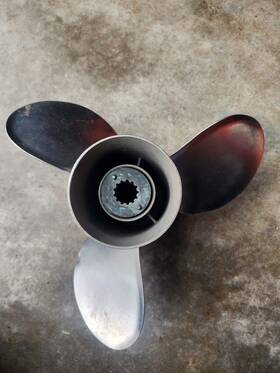 C11x15 Solas 11 X 15 Stainless Steel Outboard Propeller Mercury 25-70hp 13 Spline Rh