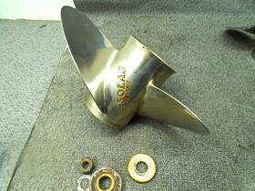 4-18ln Solas E3-13 1/4-18ln Stainless Steel Propeller Left Hand 13 1/4x17p 15 Spline