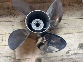 E4x14x25rtr Solas Mercury Force Stainless Propeller Rh 15 Spline 20e