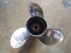 Sso-519-2-c Michigan Wheel Stainless Prop Fits Omc Spline