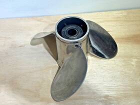 11321-m132 Stiletto Stainless Steel Propeller Used Prop 13x21 Rh 3-blade