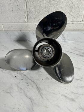 20219-o1419 Stiletto Counter Rotating 14 1/4 Inch X 19p Prop 20219 O1419 Evinrude Johnson