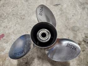 20317-o1417 Stiletto 14 1/4 Inch X 17p Advantage 2 Ss Prop 20317 O1417 Omc Evinrude P10526