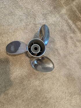 2x25r Suzuki 1/2x25r 3 X 14 1/2 25r Stainless Steel Propeller