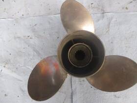 9248799 Suzuki Outboard Dt-65 Stainless Propeller Power Tech 19 Pitch U13
