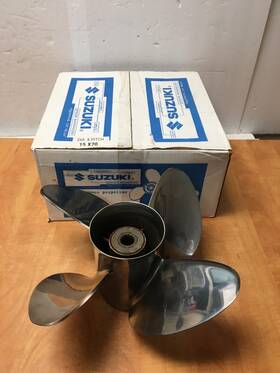 990c0-00840-20p Suzuki 4-blade Stainless Steel Propeller 15 X 20r Prop -