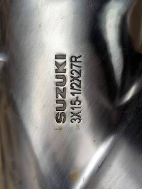 990c0-0090f-27p Suzuki Stainless Steel Propeller Rear - Used