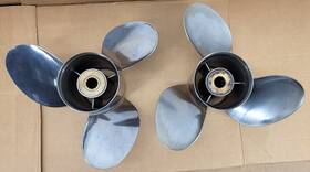 99105-00200-20p Suzuki 150-300 Hp Oem Stainless Steel Set Propellers 14.25 X 20 Yamaha Honda