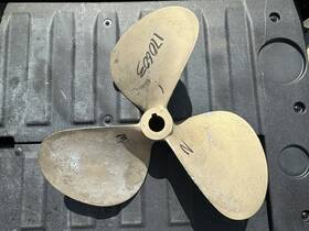 1734426 Teignbridge #1734426 Sea Ray Nibral 3 Blade Propeller 18 X 19 1.5 Inch 3.55 Lh 3b