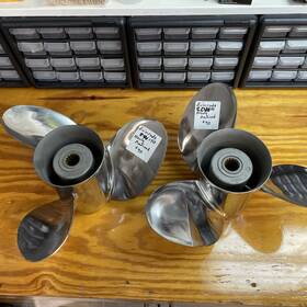 164-316 Turbo Dynamics Stainless Steel Propellers Fully Reconditioned Ccw/ Cw Pair