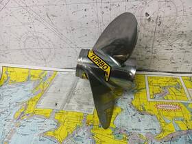 Cp-12015-r Turbo Hot-shot Boatersft Resale Shop Of Tx 2508 0201.23 Hotshot 3 Blade Ss Prop