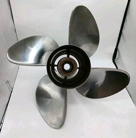 41510400 Turning Point Voyager Stainless Stell 4-blade Boat Propeller 14.5 X 21