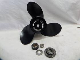 B3-r3-1013 Turning Point 1988 Suzuki Dt30c 30hp Alum Propeller 10 1/8 Inch X 13p Motor Outboard