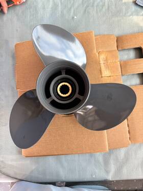 59130-zw1-w31za Vif 13 1/4 X 17 Outboard Boat Propeller Aluminum For Honda Engine 60-130hp 15spline