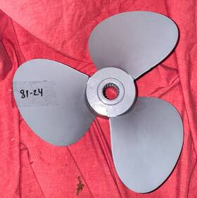 814267 Volvo Penta 14 X 17 Aluminum Propeller For Aquamatic Short Hub 81-24