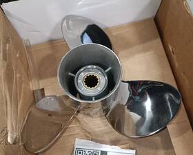 663-45943-01-el Walters Stainless Boat Propeller 11x15 For Yamaha Outboard Engine 30-60hp 13 Tooth