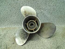 11x15-g Yamaha Stainless Propeller Right Hand Rot 13 Spline 40 50 60 Hp 15p