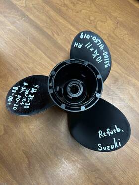 58100-91l50-019 Yamaha P1101 Refurb. Suzuki Oem Rh Propeller 10-1/4x11 Prop 20-30hp 1984-ft22