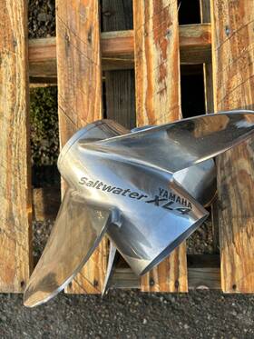 6ax-45b76-20 Yamaha Xl4 Saltwater Sds 15-3/8 Dia 22p Lh Stainless Propeller