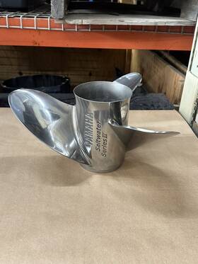 6cf-45790-20-00 Yamaha Oem Saltwater Series Ii Stainless Steel Propeller Lh Rotation 15.25 X 19