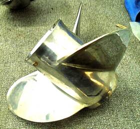 6r1-45974-a0-00 Yamaha 23-ml Stainless Propeller Left Hand Rot 14 1/2 X 23p Prop