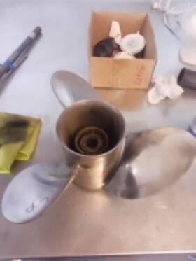 88432 Yamaha 14 7/8 21m Stainless Prop