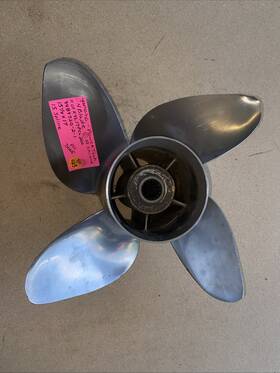 Ofx4l17pcl200 Yamaha Power Tech Prop/propeller 15 1/4 X 17 Lh Ss Four Blade Spline