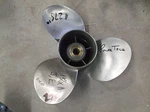 13.50 Inch X Pitch Powertech Johnson Evinrude Stainless 3B Rh Propeller - 27B. Fixed Price $279.56.