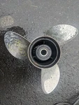 Johnson Evinrude Stainless Propeller Lh Counter Viper 14 1/4 X 23 174813. Fixed Price $175.00.
