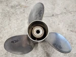 Counter Rotating 14 1/2" X 26P Omc Evinrude Raker Ss Propeller, 398505, P9120. Fixed Price $254.00.