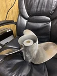 Michigan Wheel Rapture 14.25 R19 Stainless Steel Propeller Fresh Recondition. Fixed Price $280.00.