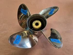 New Counter Rotating Blade 15" X 20P Suzuki Stainless Propeller, 4.75", P11365. Fixed Price $568.00.