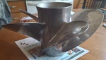 Hill Marine Signature Pleasure 5 23 Pitch Blade Stainless Steel Propeller. Fixed Price $700.00.