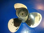 F12.25X9P Propeller 1/4X9P Mercury 500 50HP (2 4D). Fixed Price $160.05.