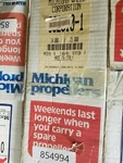 New Old Stock Michigan Wheel 082010-1 14 X 21 3 Blade Rh Al Prop Volvo 854994. Fixed Price $145.00.