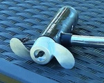 Replacement Prop For Minn Kota 35 Trolling Motor Aftermarket Remake. Fixed Price $35.00.