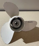 13 3/4" X 25P Mercury Ss Propeller 48-77402-25 # 3662. Fixed Price $150.00.