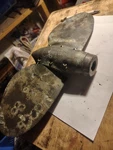 Max Feathering Propeller, Standard 3/4 Inch Shaft Taper. Fixed Price $300.00.