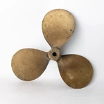 Vtg Columbian 3 Blade Boat Propeller Marine Salvage 18" Diameter D18P18L. Fixed Price $159.99.
