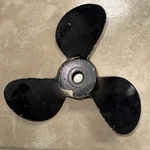 Volvo Penta 14X20 Left Hand Aluminum 3 Blade Propeller. Fixed Price $150.00.