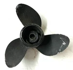 Omc Evinrude Johnson Aluminum 11" X 9P Propeller, 386317, 14 Spline Hub,. Fixed Price $39.99.
